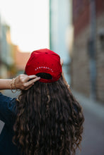 Load image into Gallery viewer, Red &quot;Fairway&quot; Snapback
