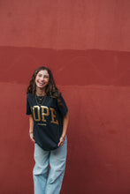 Load image into Gallery viewer, Gold HOPE Ladies Heavy Short Sleeve Tee