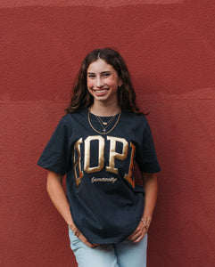 Gold HOPE Ladies Heavy Short Sleeve Tee