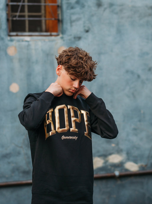 Gold HOPE Unisex Heavy Long Sleeve Tee