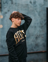 Load image into Gallery viewer, Gold HOPE Unisex Heavy Long Sleeve Tee