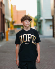 Load image into Gallery viewer, Gold HOPE Unisex Heavy Short Sleeve Tee