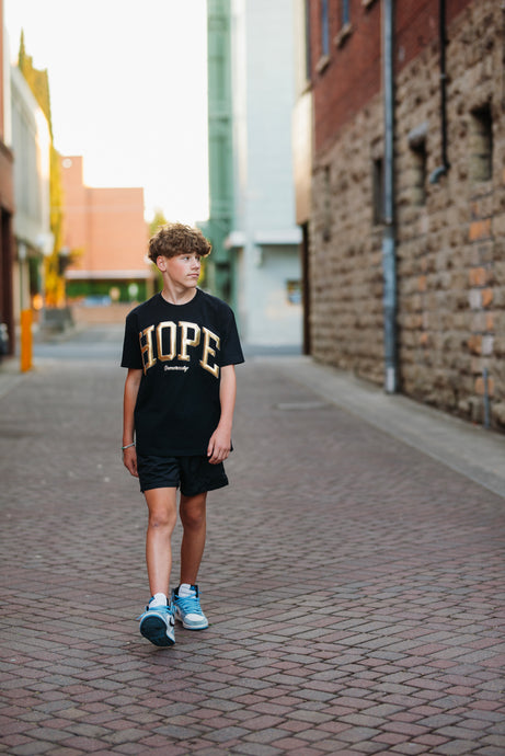 Gold HOPE Unisex Heavy Short Sleeve Tee