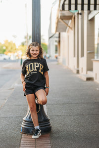 Gold HOPE Youth Tee